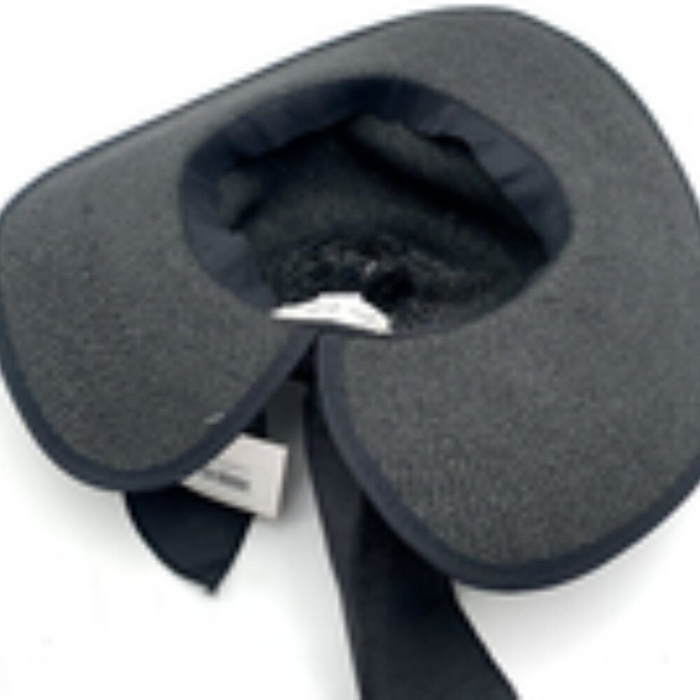 San Diego Hat Co. | NEW Four Buttons Black Straw Wide Brim Hat - Picture 9 of 14